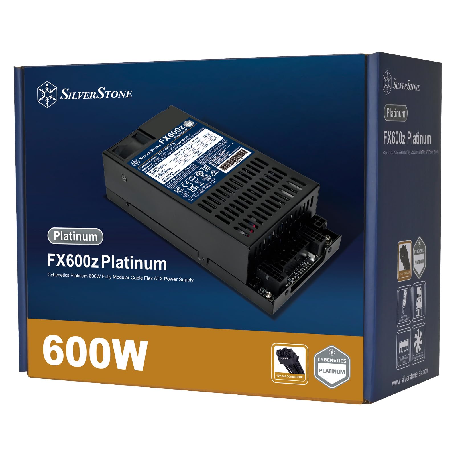 Amazon | Silverstone PC電源ユニット SST-FX600-PM 600W Cybenetics